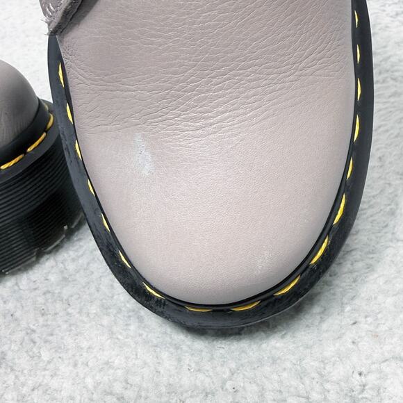 Dr. Martens Jadon III Womens Size 7 Platform Combat Boots Pisa Taupe Leather - Picture 10 of 10